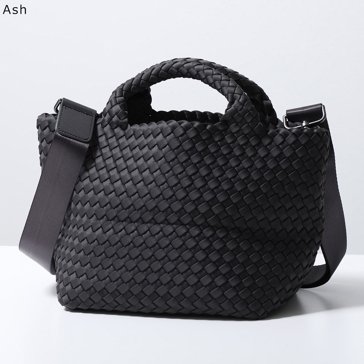 NAGHEDI ナゲディ ハンドバッグ St Barths Small Tote SN03012LD レディース ネオプレン メッシュ ショルダーバッグ 編み込み 鞄の画像