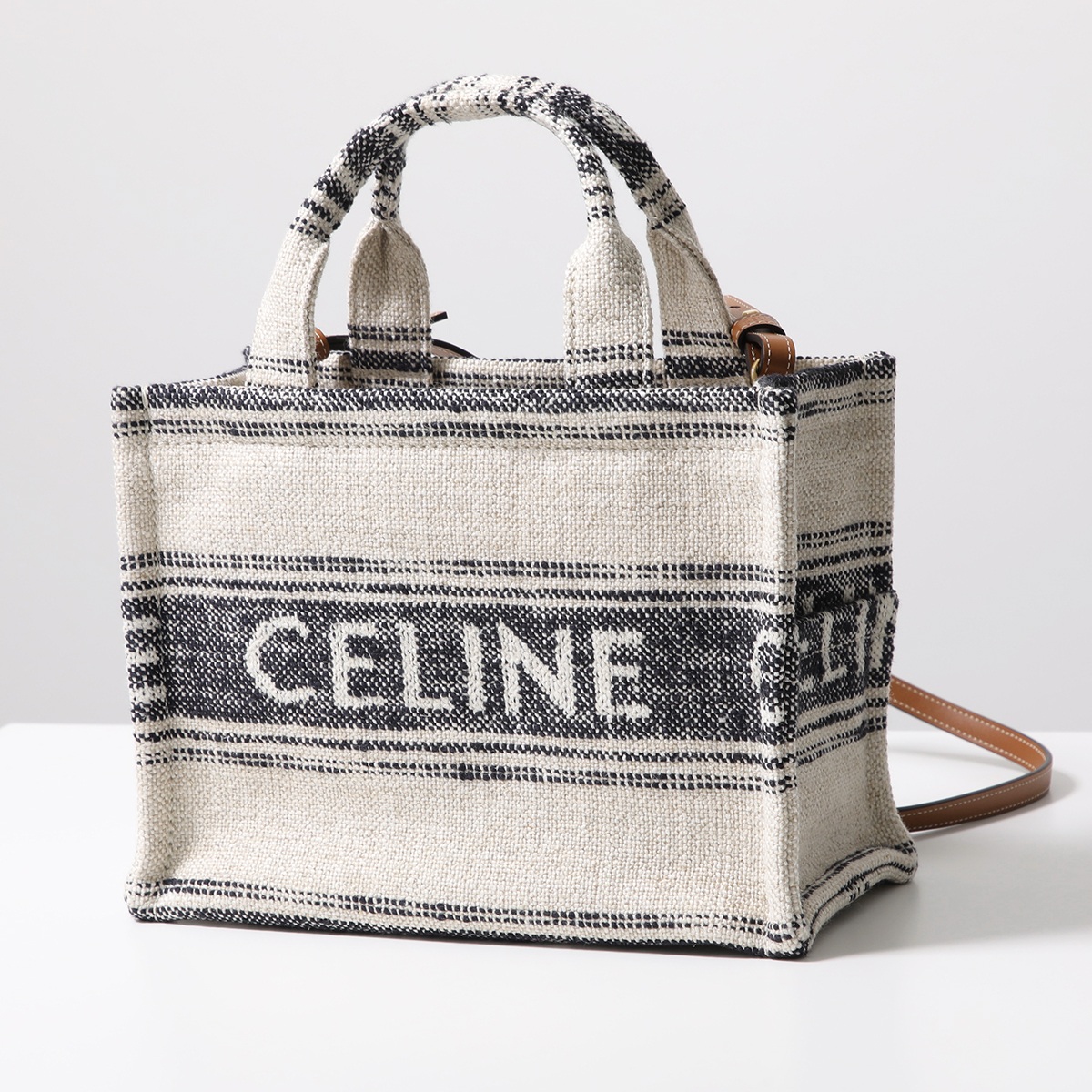 CELINE ショルダーバッグ Small Cabas カバ 199162ERP CELINE セリーヌ ショルダーバッグ Small Cabas スモール カバ