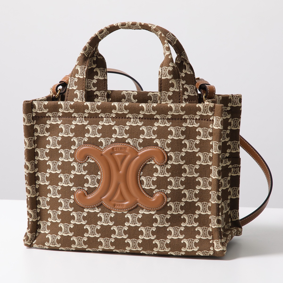 CELINE ショルダーバッグ Small Cabas カバ 199162FU5 CELINE セリーヌ ショルダーバッグ Small Cabas スモール カバ