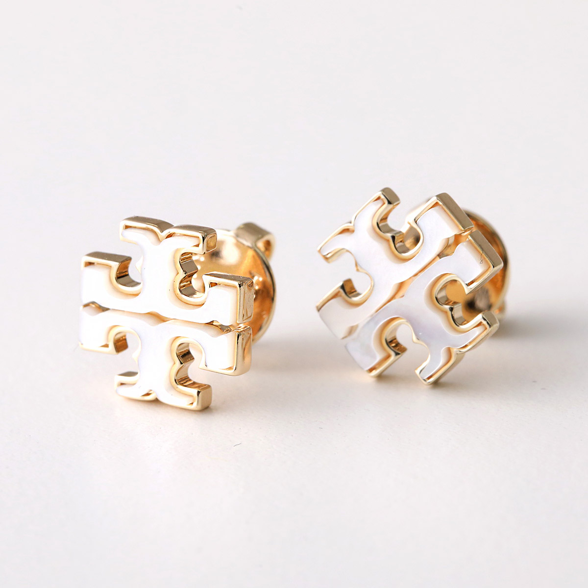 VIP【関税送料無料】希少 トリーバーチ ピアス_ホワイト TORY BURCH トリーバーチ ピアス Kira Mother Of Pearl キラ