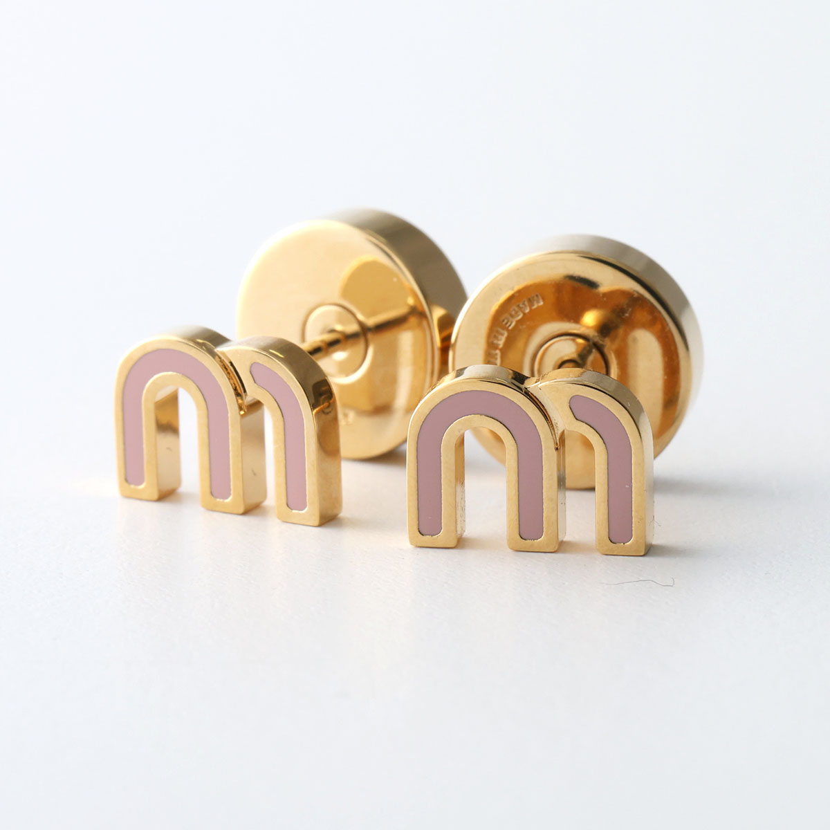 miu miu（ミュウミュウ） スタッドピアス 5JO911 2F6T レディース