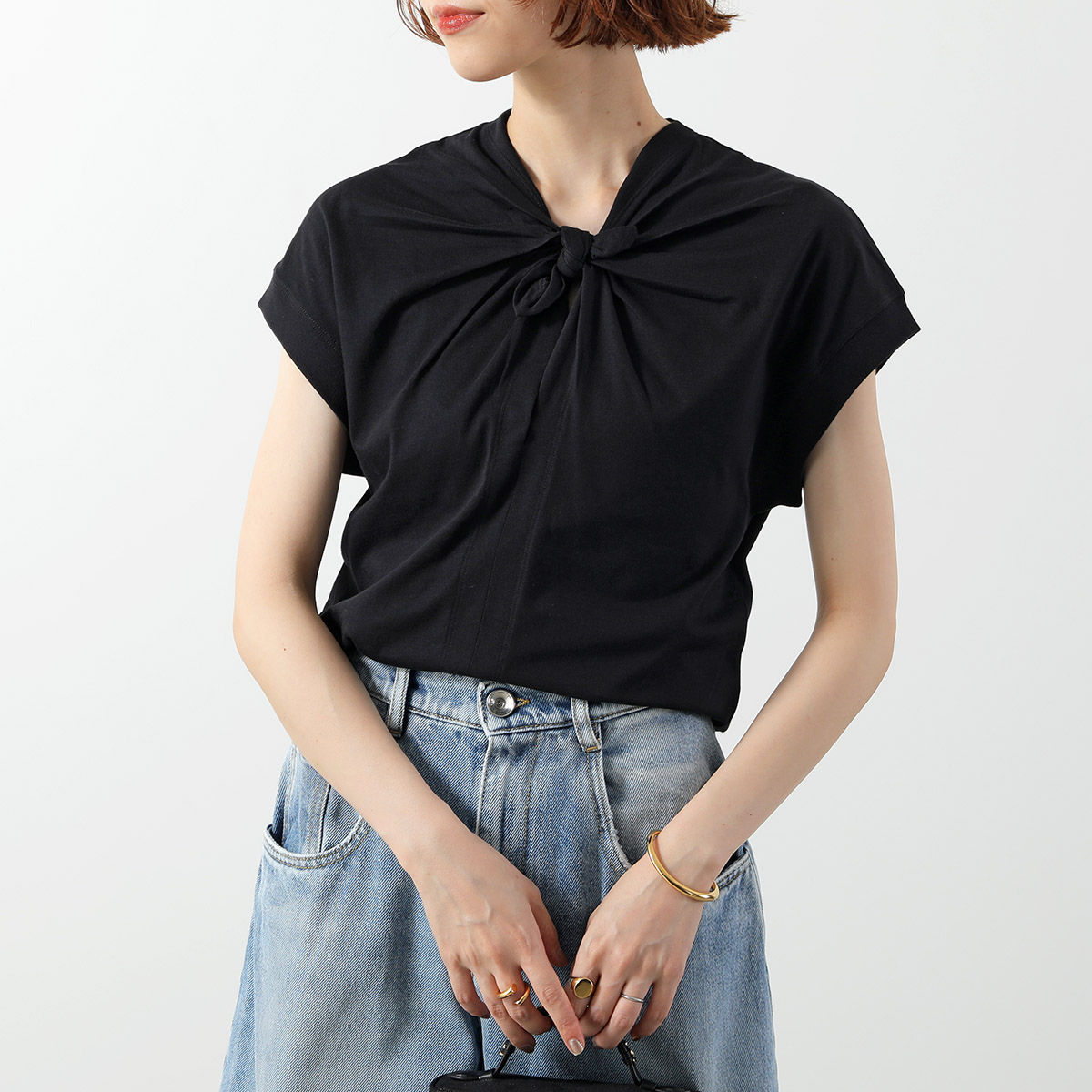 N°21 ヌメロヴェントゥーノ Tシャツイタリア製38レディース/トップス半袖 ヌメロヴェントゥーノ N21 ロゴ 半袖T-シャツ （WHITE