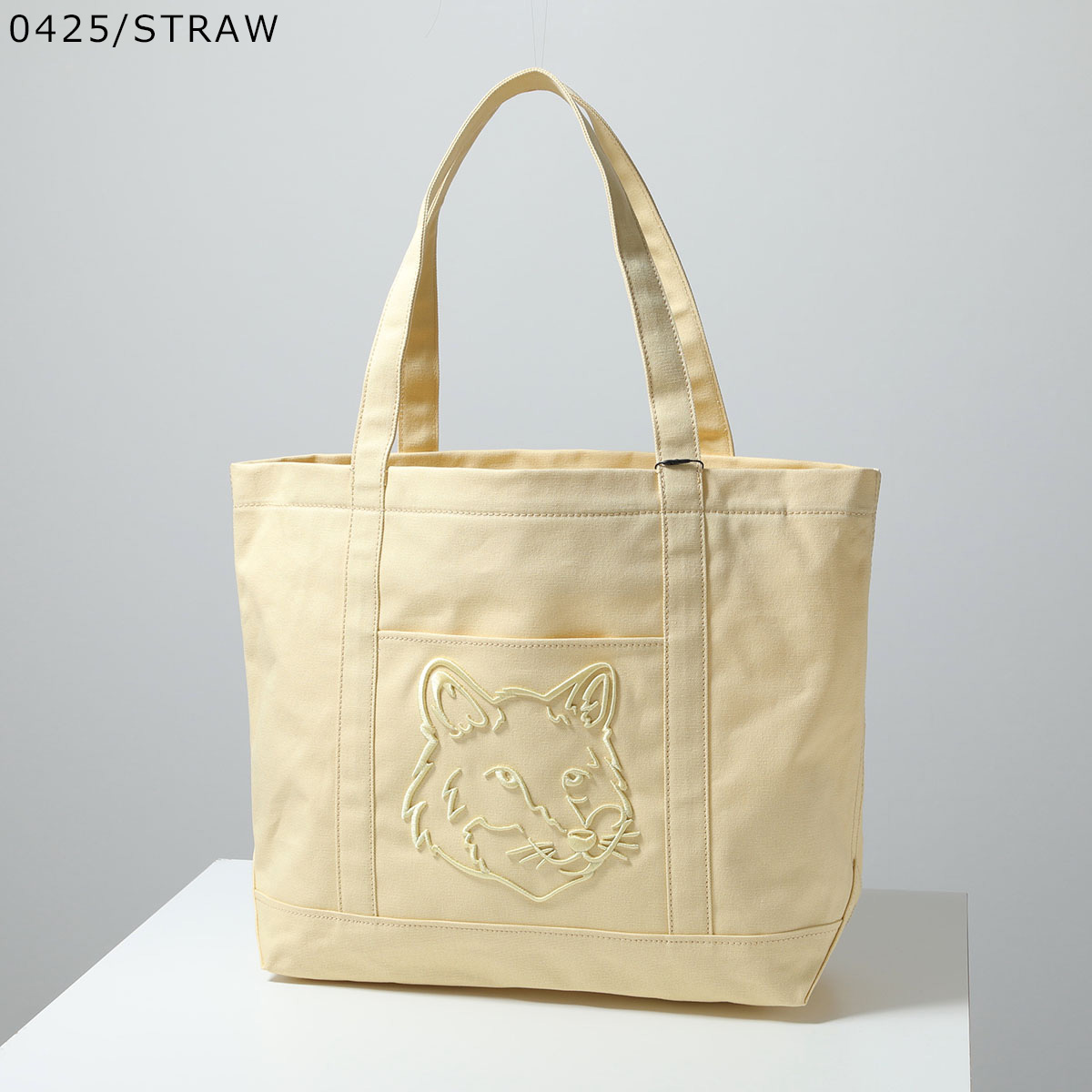 MAISON KITSUNE(メゾン キツネ) トートバッグ FOX HEAD LARGE MAISON KITSUNE(メゾン キツネ) トートバッグ FOX HEAD LARGE