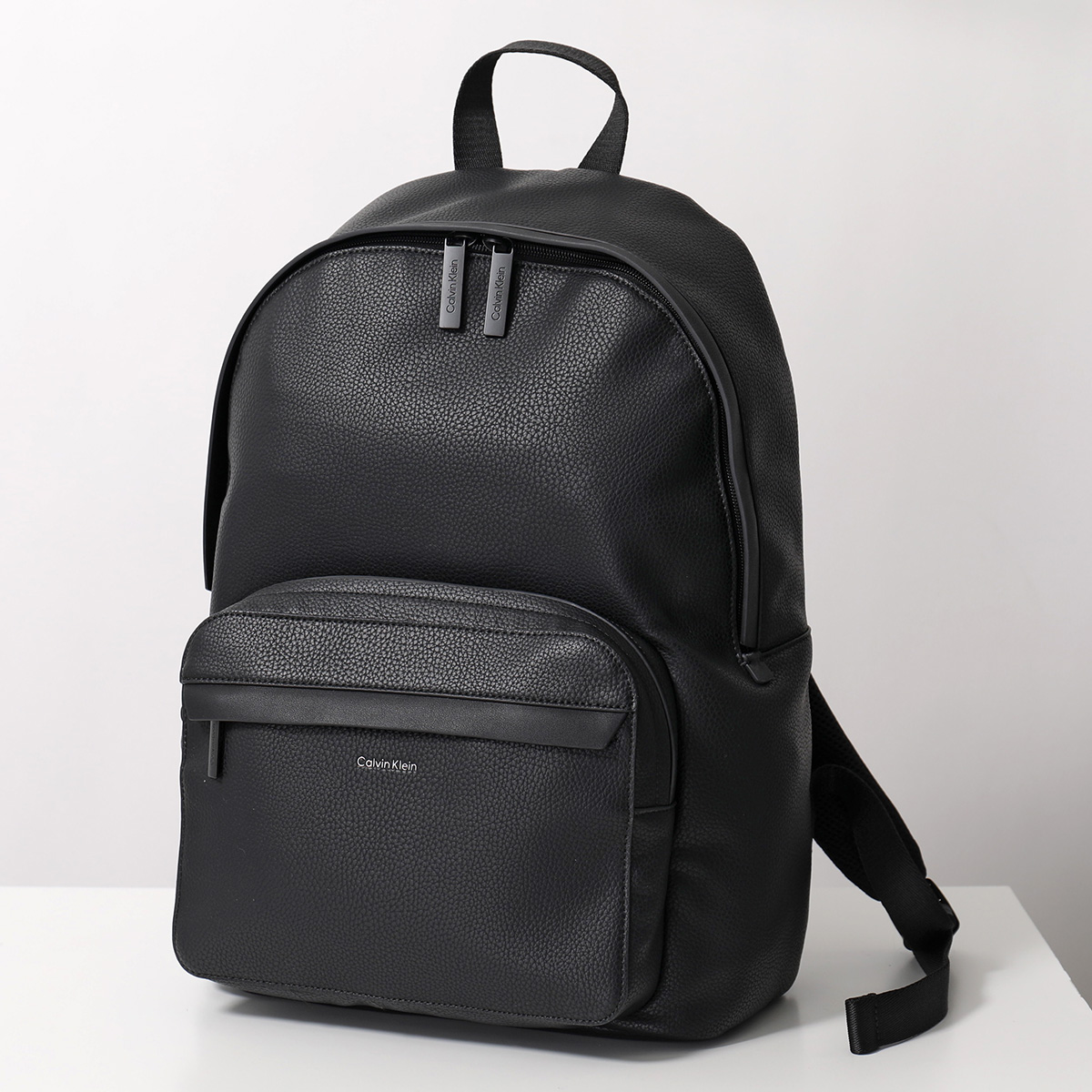 極美品　新品未使用　カルバンクライン　ミニリュック　バックパック　プレートロゴ Calvin Klein - 極美品 未使用級 カルバンクライン リュック