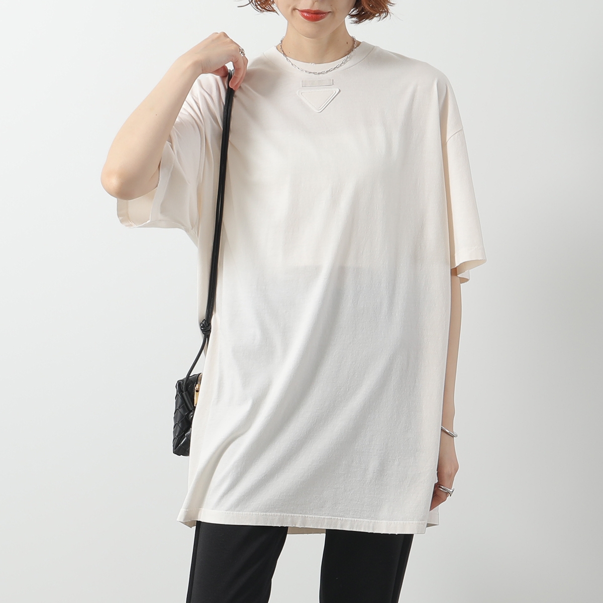 PRADA プラダ Tシャツ 3558A 12ZB レディース チュニック丈