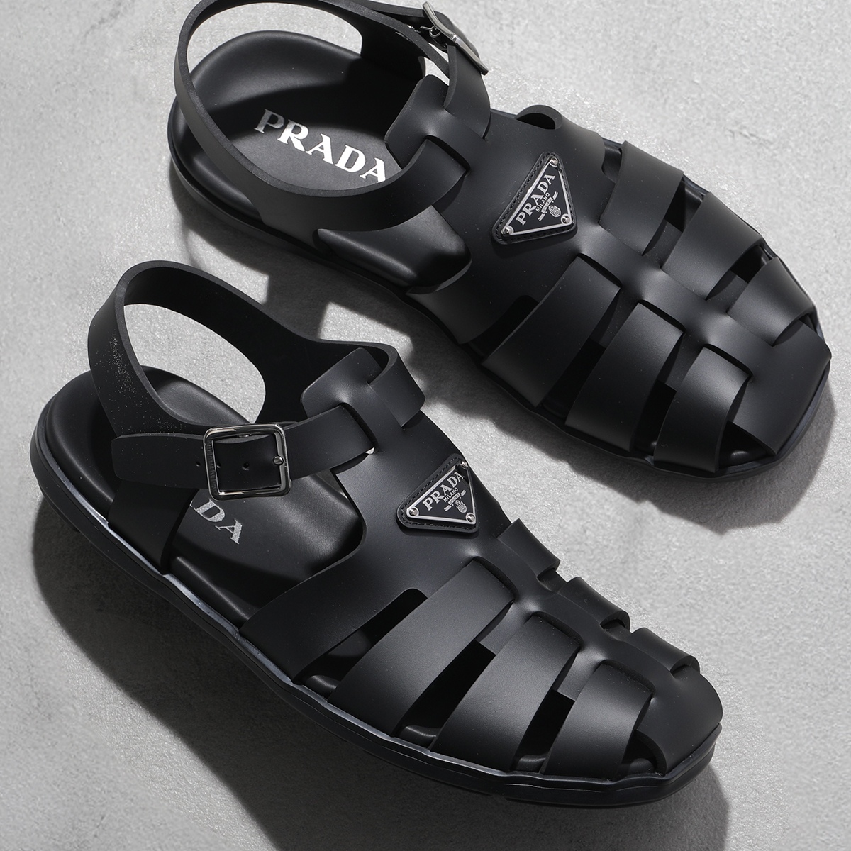 PRADA ✨ レア ウェッジサンダル ストライプ プラダ サンダル 夏✨