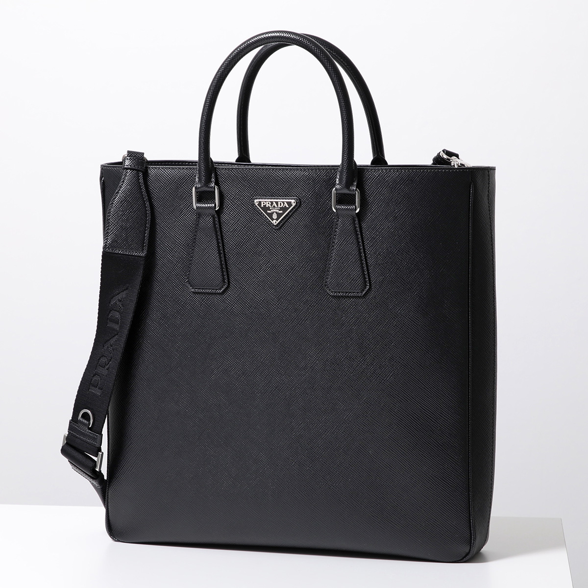 PRADA トートバッグ PRADA プラダ トートバッグ 2VG115 2FAD メンズ トライアングル