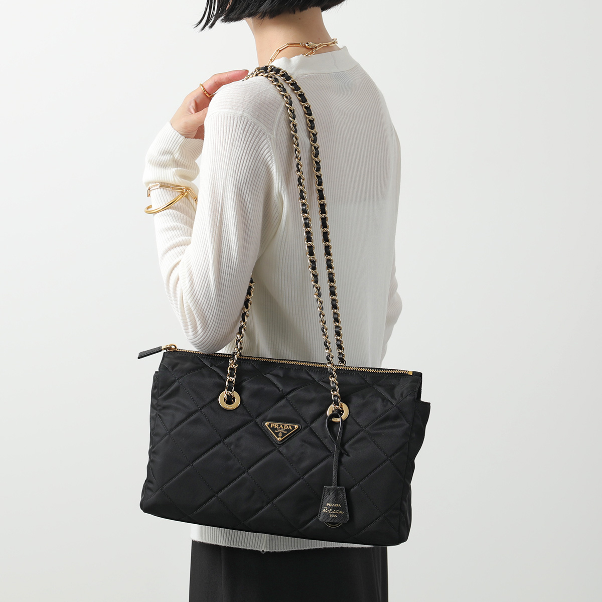 PRADA プラダ　リバーシブルショルダーバッグ 関税負担なし☆PRADA プラダ Re-Nylon ショルダーバッグ (PRADA