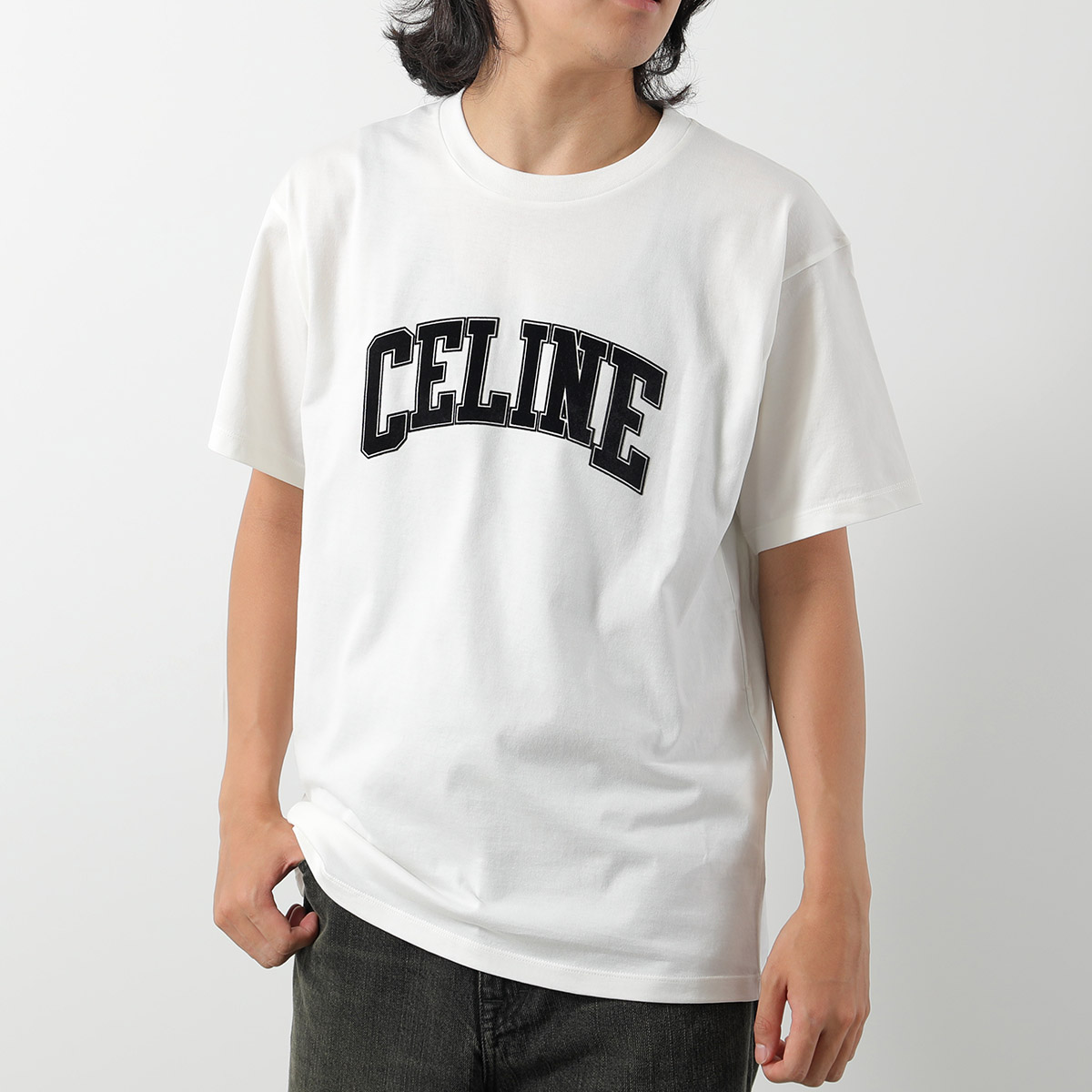 CELINE セリーヌ Tシャツ RX0AY671Q.01OB レディース ルーズ