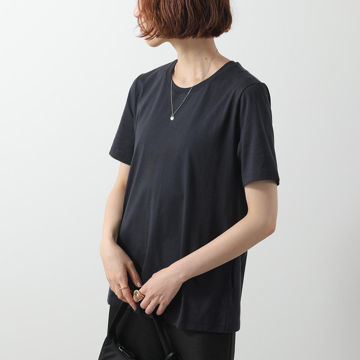 HANRO ハンロ Tシャツ 07 8662 レディース 半袖 カットソー コットン HANRO ハンロ Tシャツ 07 8662 レディース 半袖 カットソー コットン