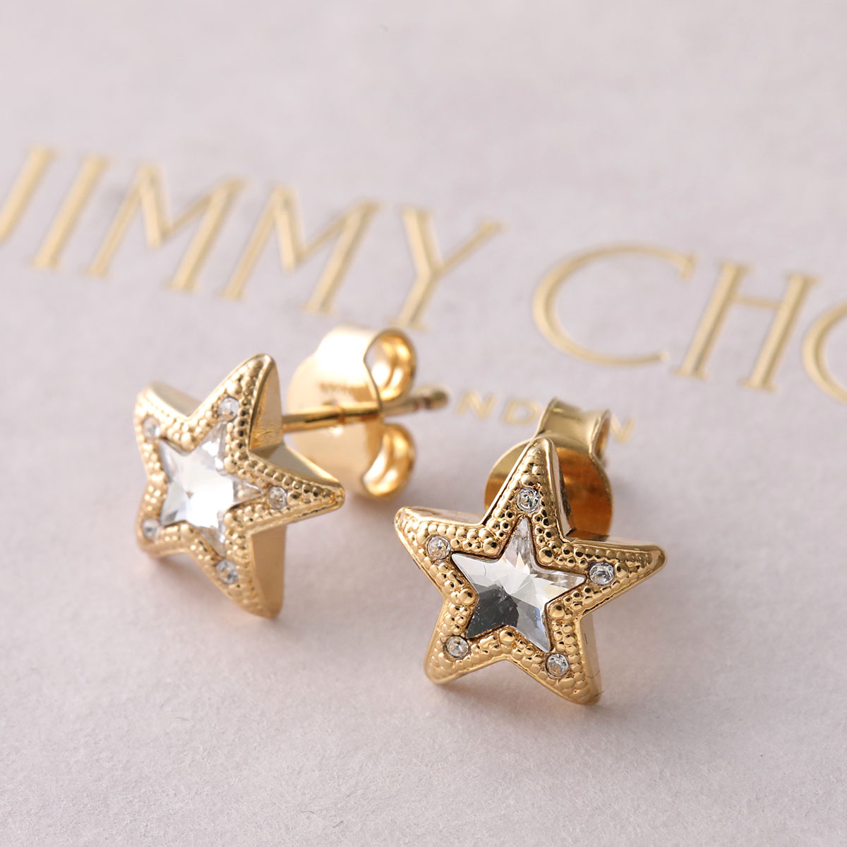 JIMMY CHOO Jimmy Choo ジミーチュウ ピアス JC STAR STUDS/U