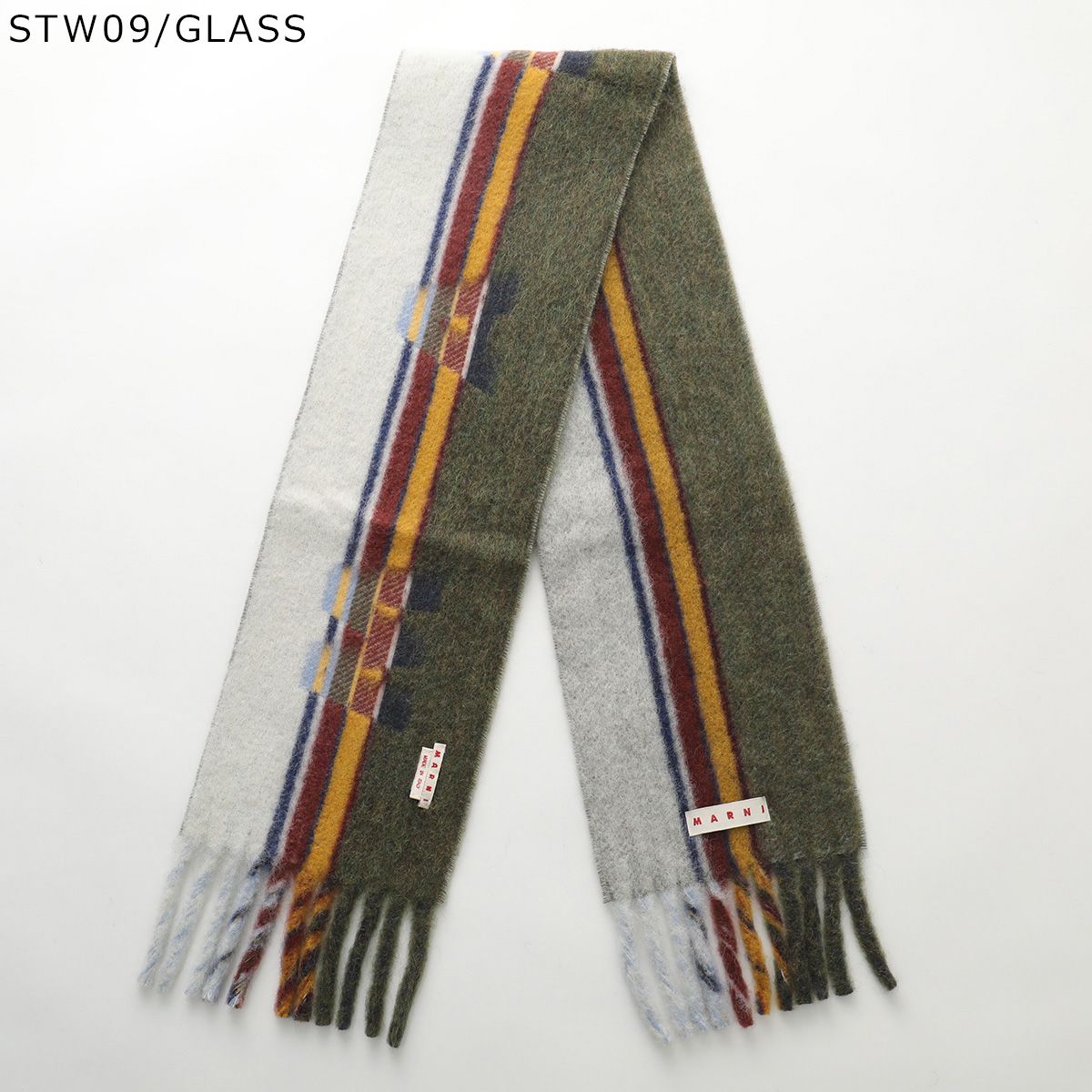MARNI（マルニ） マフラー SCZC0076Y0 UAW051 メンズ ストライプ