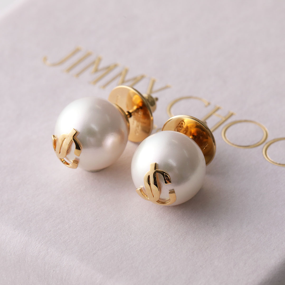 JIMMY CHOO Jimmy Choo ジミーチュウ ピアス JC PEARL STUDS/U