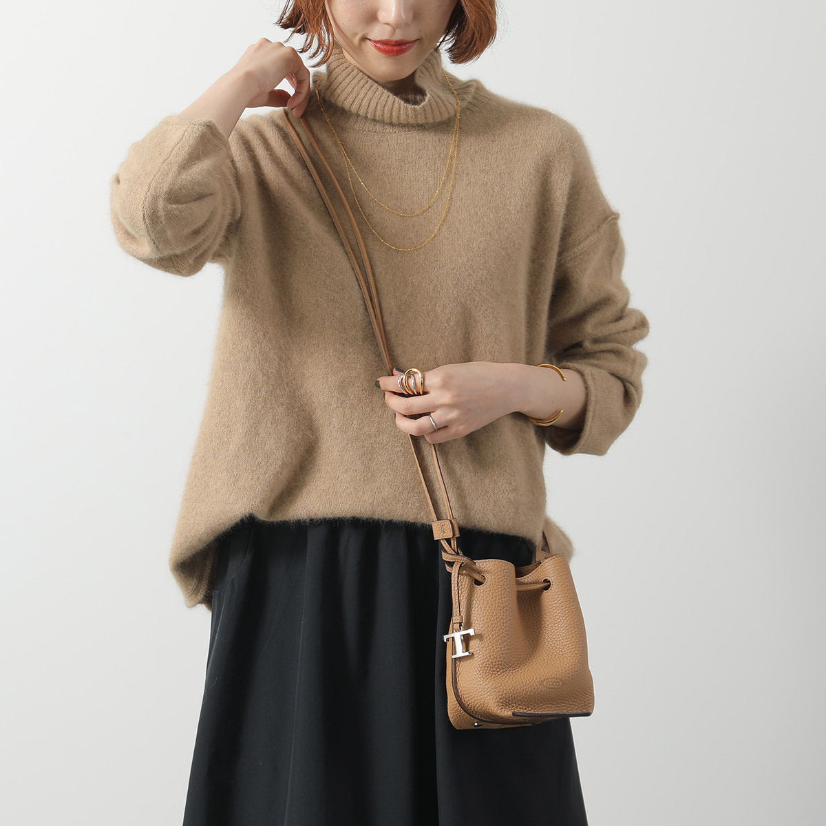 TOD'S TODS トッズ ショルダーバッグ T TIMELESS Tタイムレス
