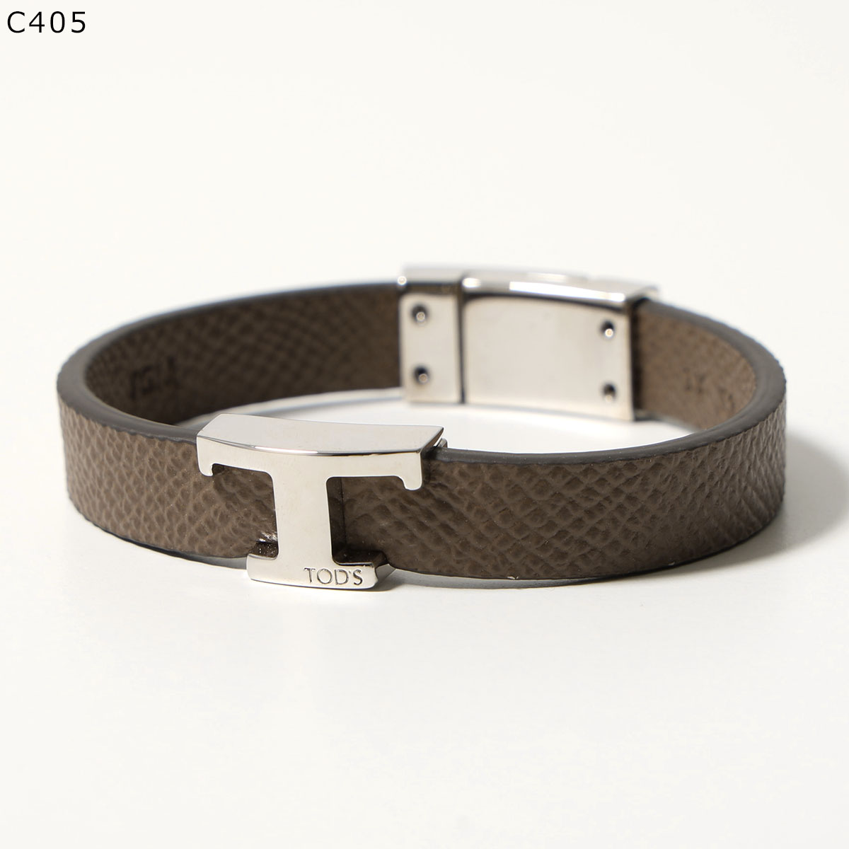 TOD’S トッズ バングル ブレスレット レザー 革 ブラウン 茶色 TOD'S トッズ バングル ブレスレット レザー 革 ブラウン 茶色