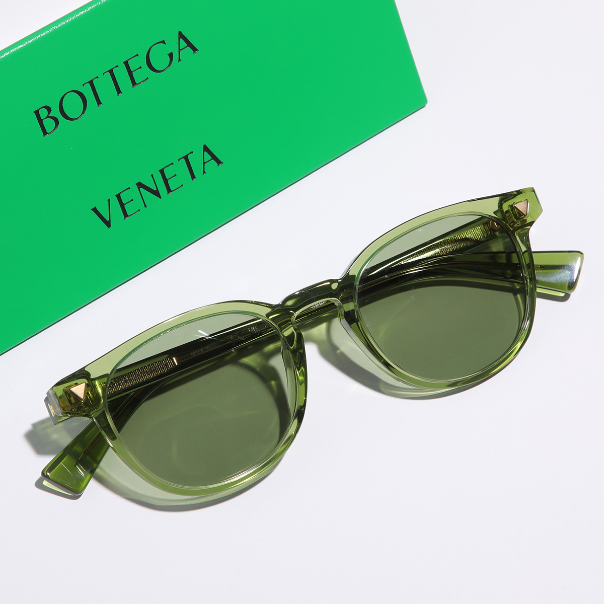 BOTTEGA VENETA グリーン サングラス BOTTEGA VENETA ボッテガヴェネタ サングラス アジアンフィット