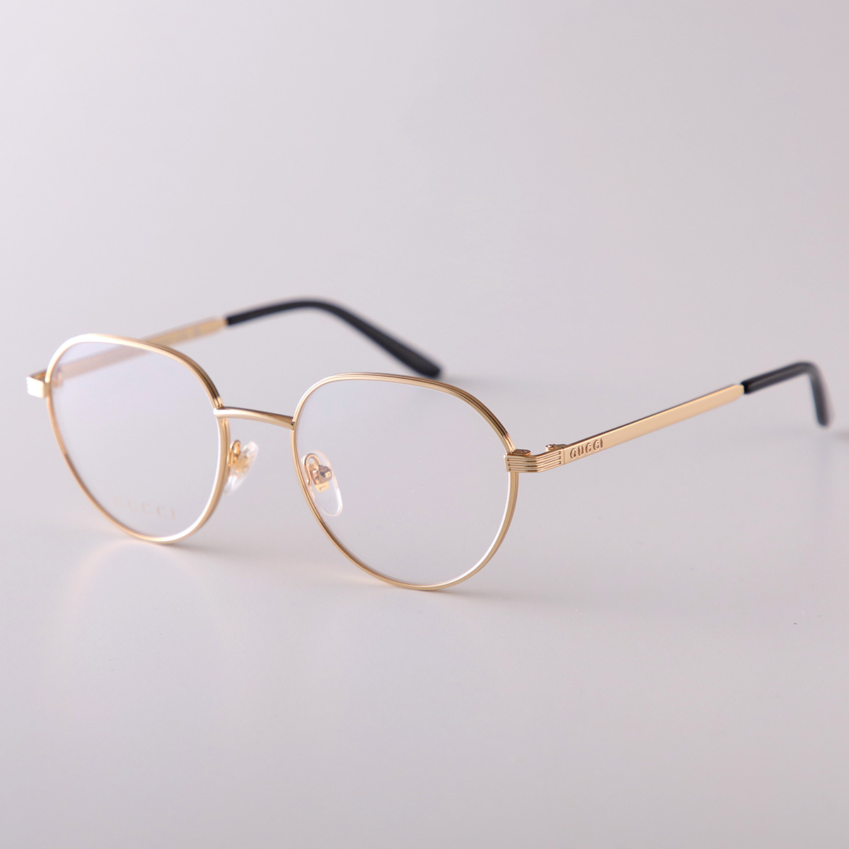 GUCCI（グッチ） メガネ GG1458O メンズ ボストン型 メタルフレーム 細