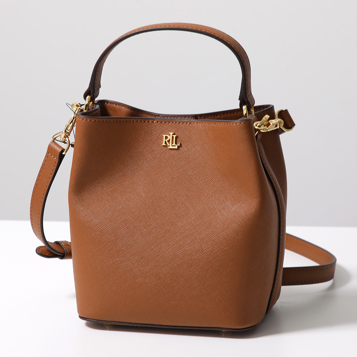 【良品】 ローレンラルフローレン ハンドバッグ レザー バケット LAUREN RALPH Lauren Ralph ローレンラルフローレン ショルダー