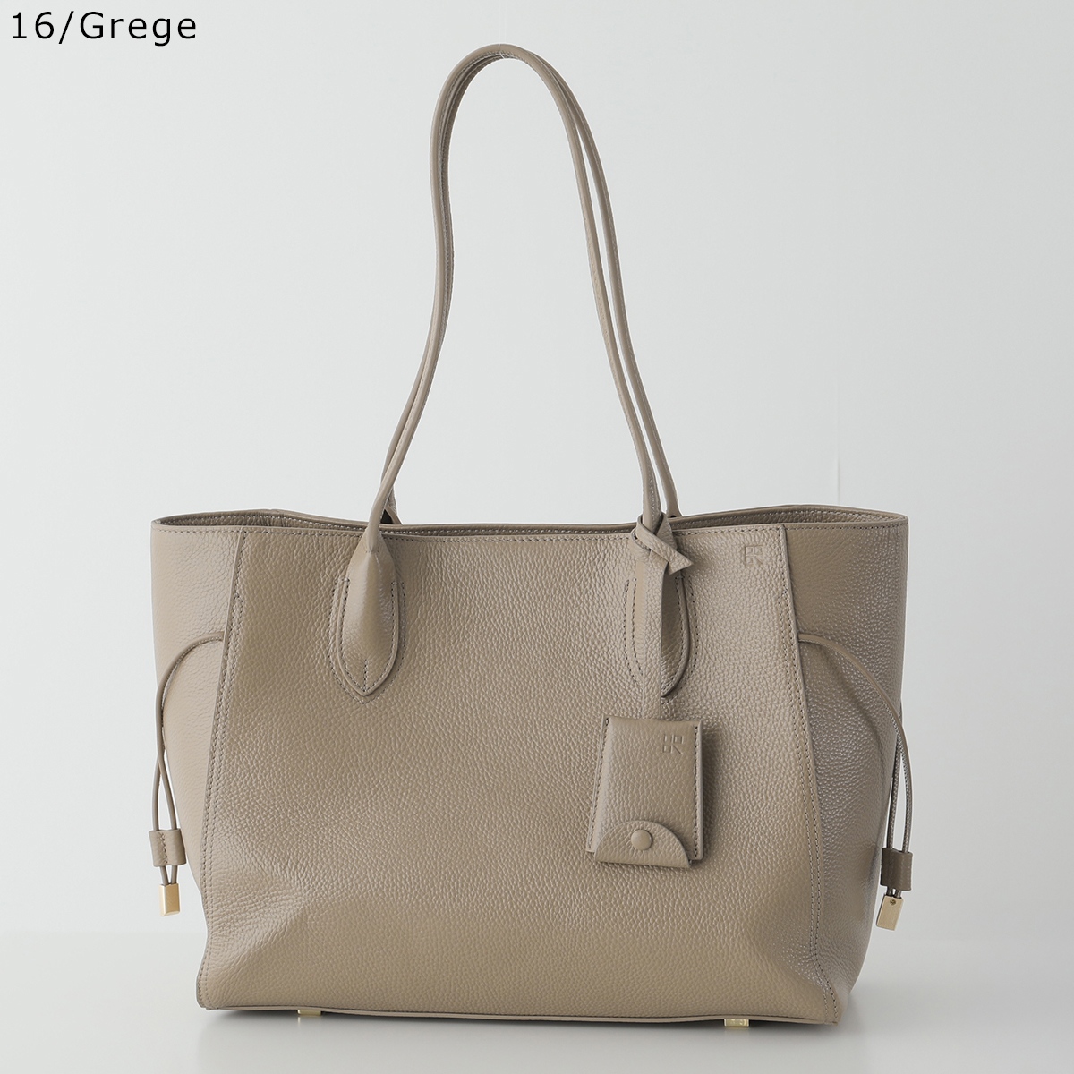 MOTOR ベージュ レザー トートバッグ PUレザー 2wayトートバッグ Leger by LIZDAYS[品番：BCYW0032106