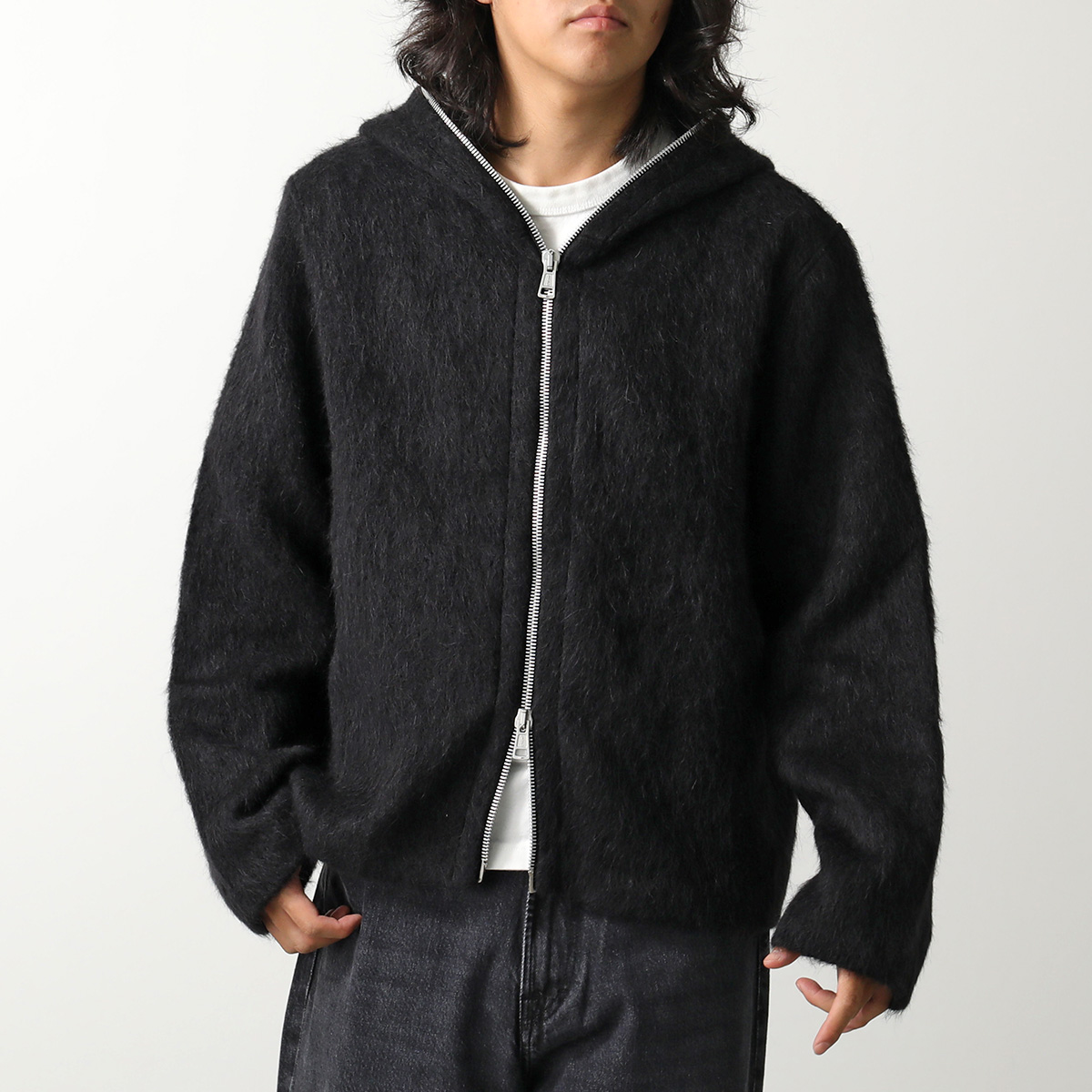 ★VIP価格★OUR LEGACY Hairy Wool ジップ パーカー★関税なし ☆VIP価格☆OUR LEGACY Hairy Wool ジップ パーカー☆関税なし