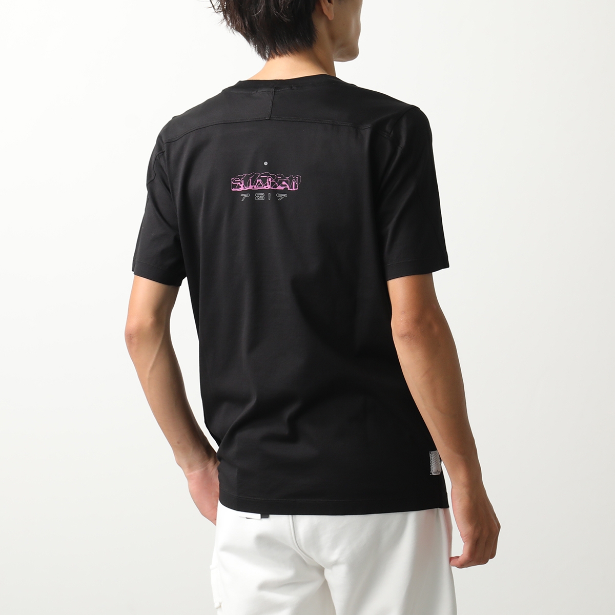 [未使用]20ss STONE  ストーンアイランド 半袖ポロ　M STONE ISLAND (ストーンアイランド) 胸ロゴ ライン 半袖