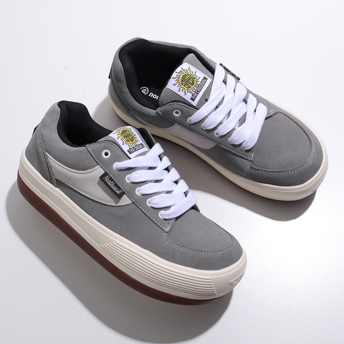 NORTHWAVE ノースウェーブ エスプレッソ スエード スニーカー ESPRESSO SUEDE GREY/WHITE ( グレー 白 ホワイト メンズ 国内正規品 NW-001 ) NORTHWAVE（ノースウェーブ） スニーカー ESPRESSO SUEDE NW-001