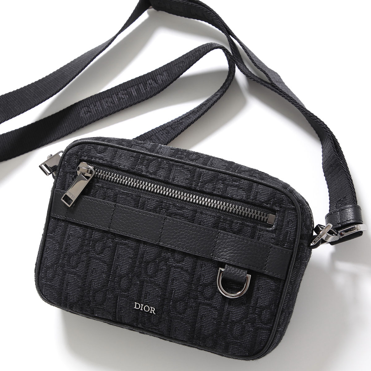 Dior ショルダーバック　メンズ　美品　<正規> DIOR | Rider 2.0 ジップ メッセンジャーバッグ ミニ ディオール