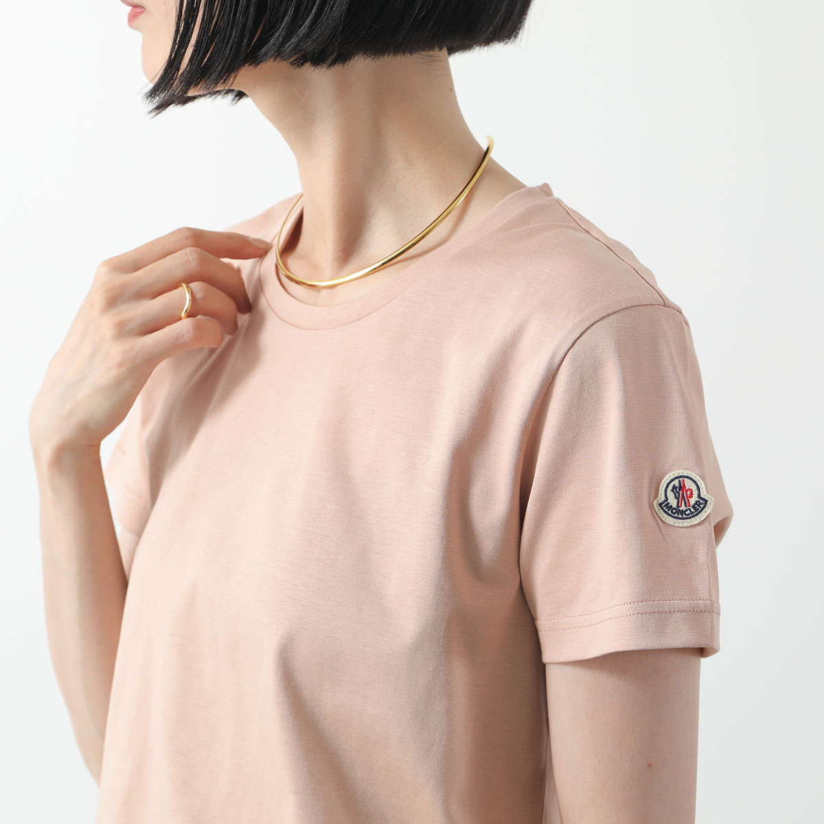 MONCLER モンクレール Tシャツ Vネック Lサイズ MONCLER】モンクレール『Vネック 半袖Tシャツ sizeXS