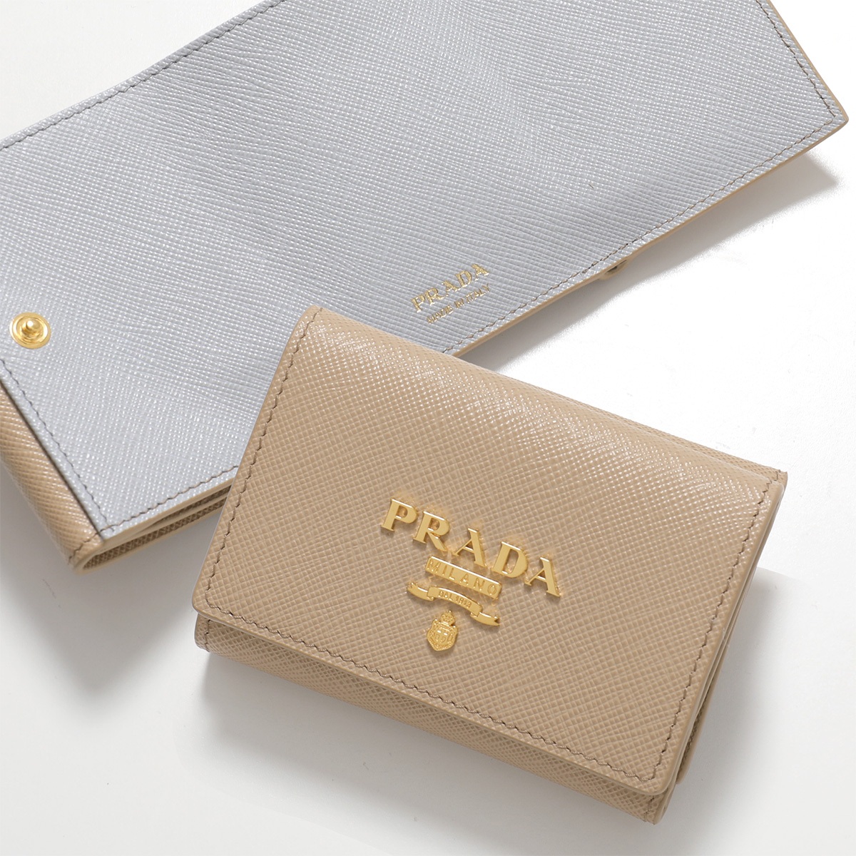 PRADA プラダ 三つ折り財布 1MH042 ZLP レディース サフィアーノ