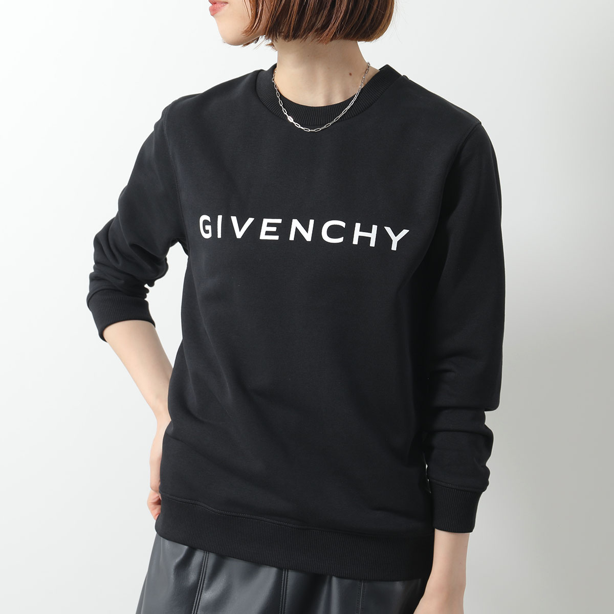 GIVENCHY ジバンシー 黒 トレーナー キッズ GIVENCHY KIDS ジバンシィ キッズ スウェットシャツ H30937