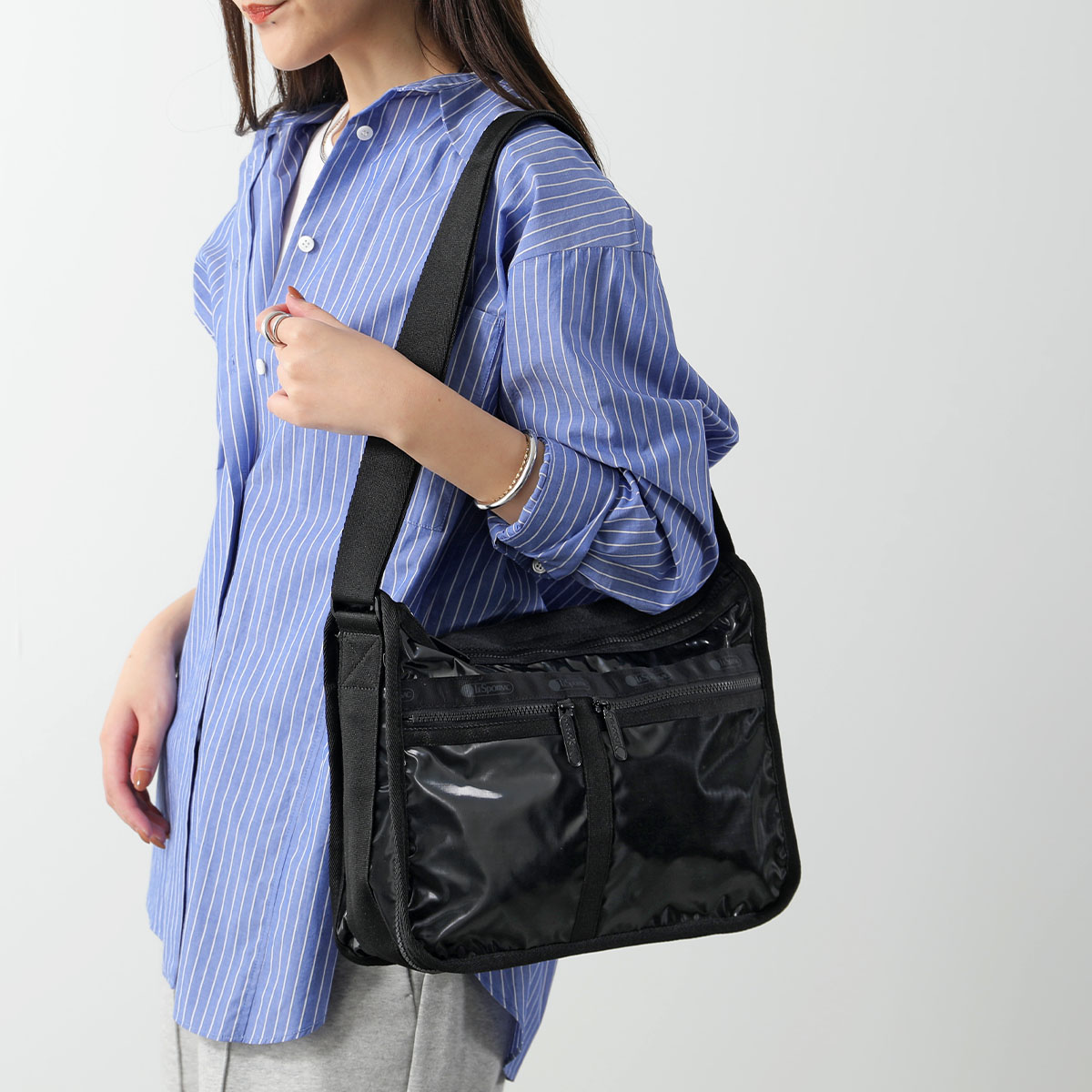 レスポートサック　デラックスエブリデイ　ショルダーバック　ブラック Amazon | LeSportsac デラックスエブリデイバッグ ブラック