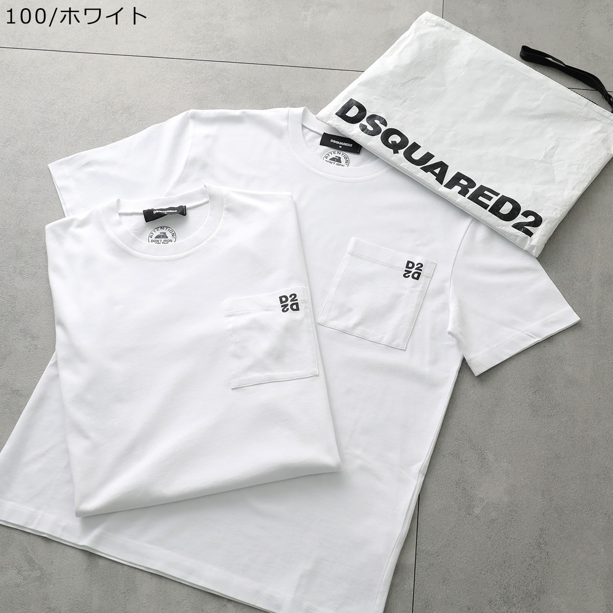DSQUARED2 ディースクエアード Tシャツ Twin Pack Regular Fit
