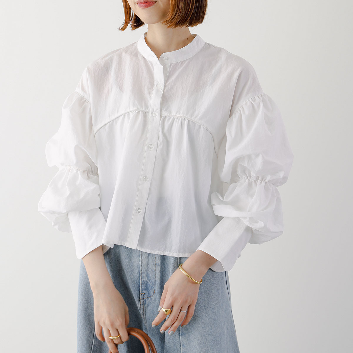 UN-SOPHIE アンソフィー ブラウス Volume sleeve blouse UFP2501202 