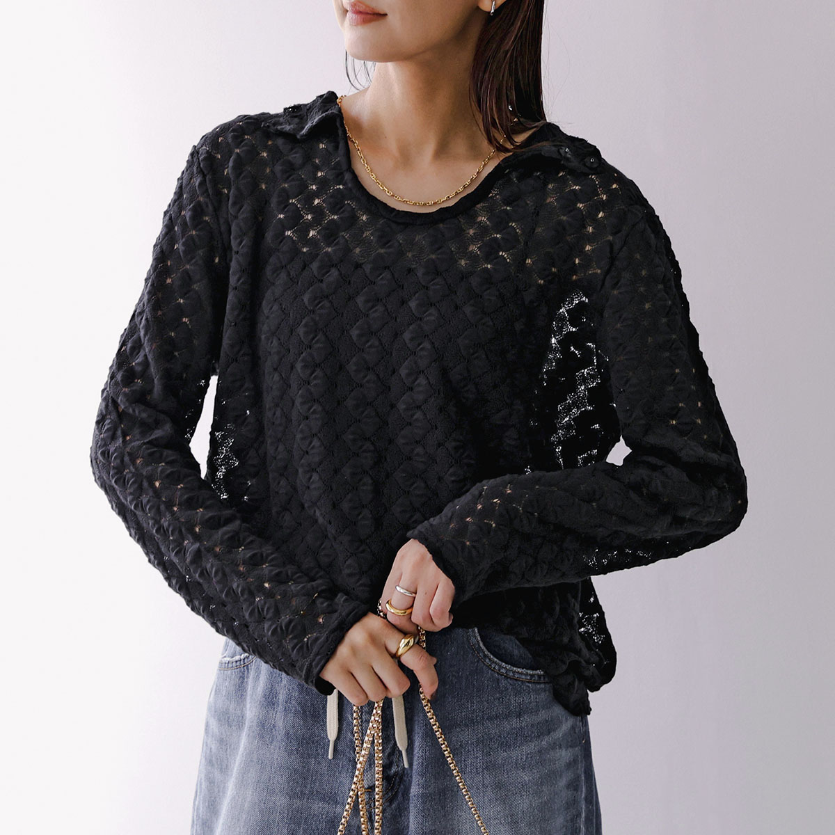 UN-SOPHIE アンソフィー ハイネックトップス UNG2408203 レディース