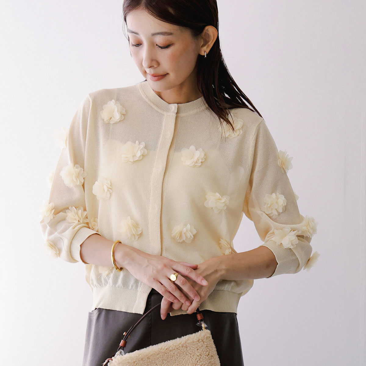 Torrazzo Donna（トラッゾドンナ） カーディガン 6260-381 レディース