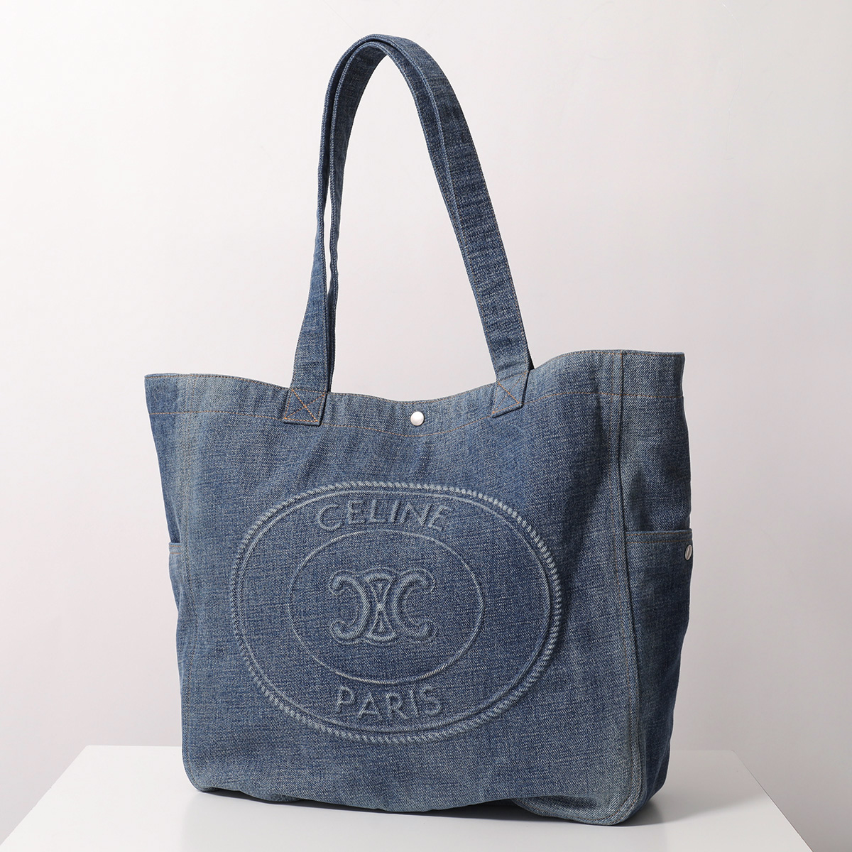 CELINE　セリーヌ　デニム　ハンドバッグ　インディゴ　オールドセリーヌ STORES.jp（ストアーズドットジェーピー）の「CELINE セリーヌ
