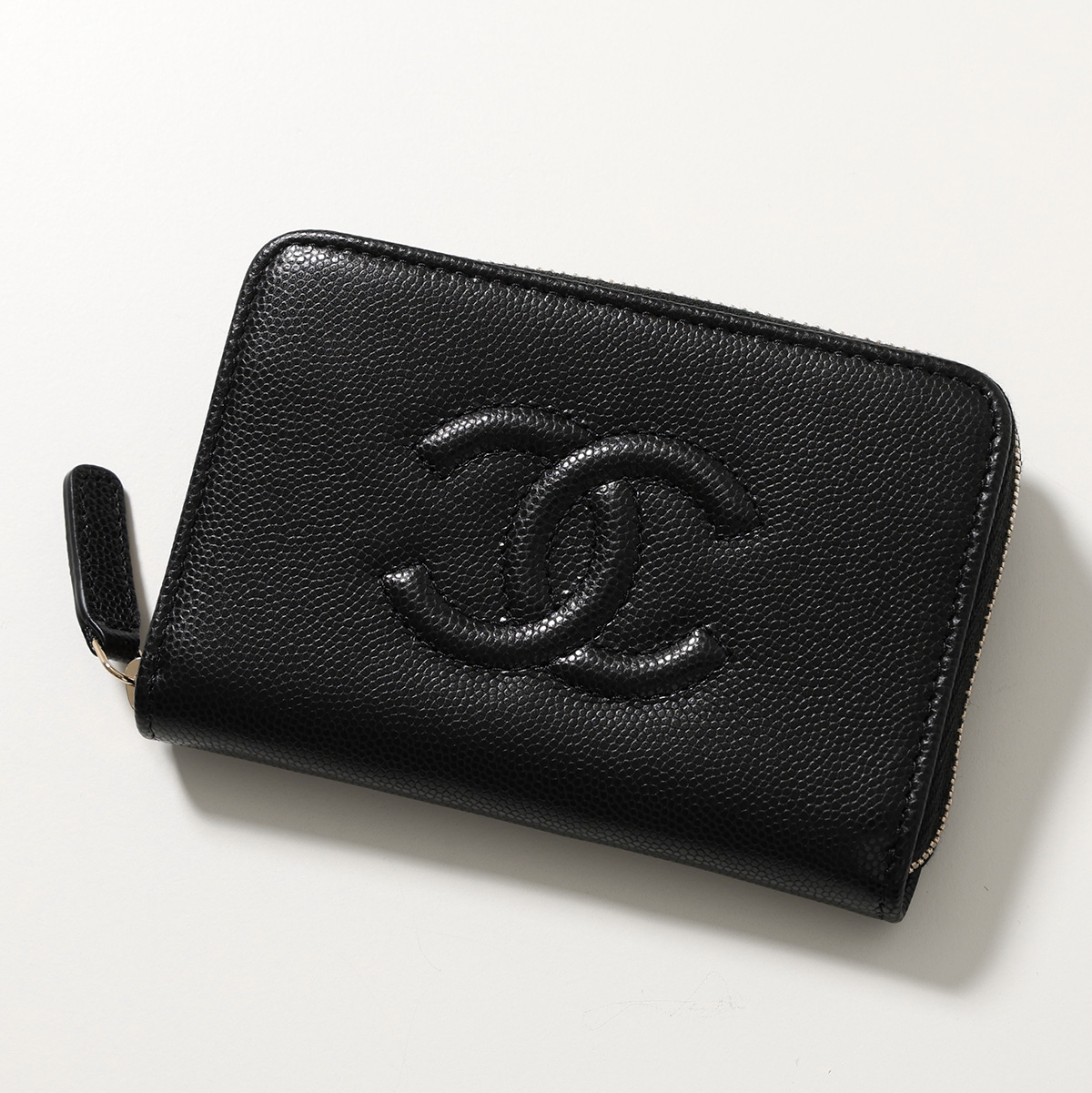 シャネルコインケース 人気【CHANEL】コインもお札も入る ジップコインパース (CHANEL