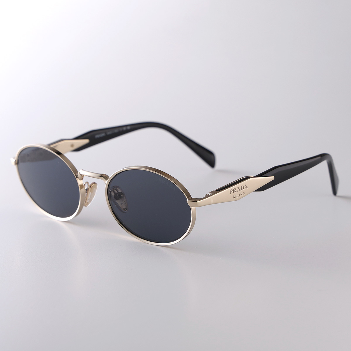 PRADA SPR65T サングラス メタル PRADA プラダ サングラス SPR 65Z メンズ オーバル型 メタル