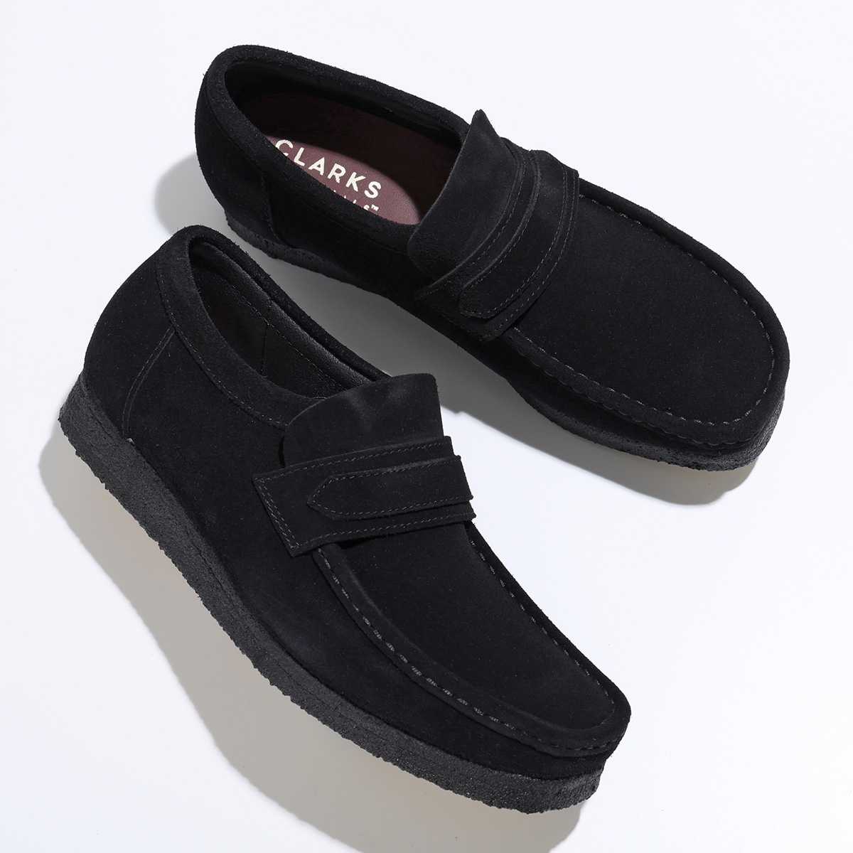 クラークス Clarks WallabeeLoafer ワラビーローファー未使用 CLARKS WALLABEE LOAFER “Black Croc” (クラークス ワラビー