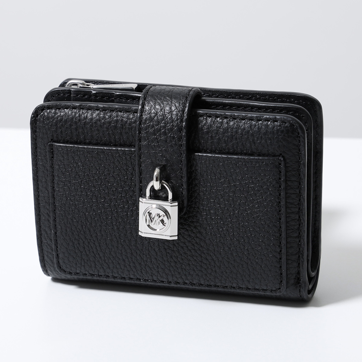 MICHEAL KORSパテントレザースカートブラック新品未使用品 MICHAEL KORS マイケルコース 二つ折り財布 SCARLETT