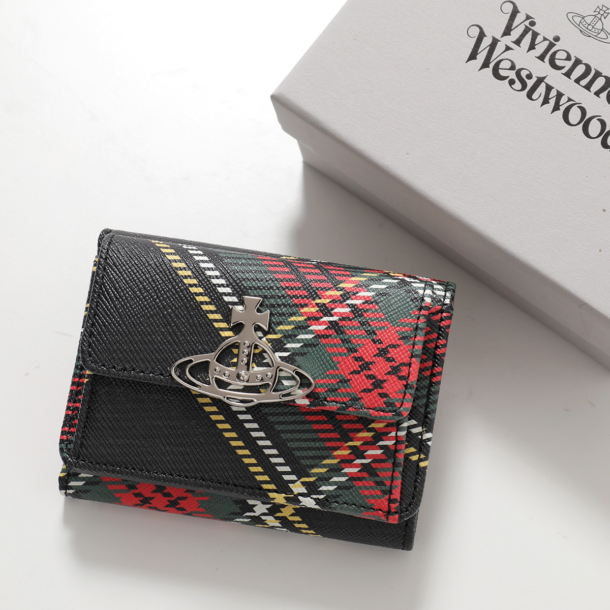 【新品未使用】Vivienne Westwood 三つ折り財布 チェック柄 Brandol / Vivienne Westwood ヴィヴィアンウエストウッド 三