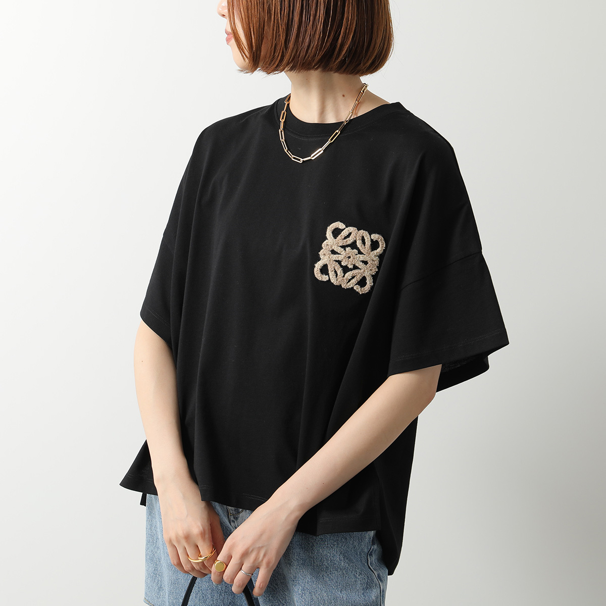 LOEWE Tシャツ ロエベ　アナグラムクルーネックカットソー 楽天市場】LOEWE ロエベ Tシャツ H526Y22XAG メンズ クルー