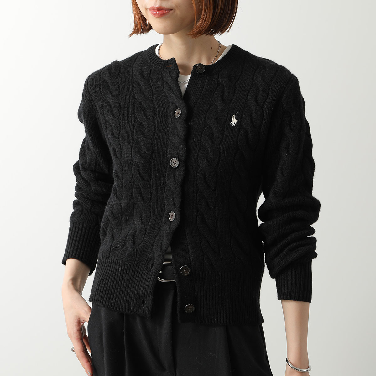 【美品】ラルフローレン　カーディガン　ブラック　M RALPH LAUREN(ラルフ ローレン)｜【POLO RALPH LAUREN