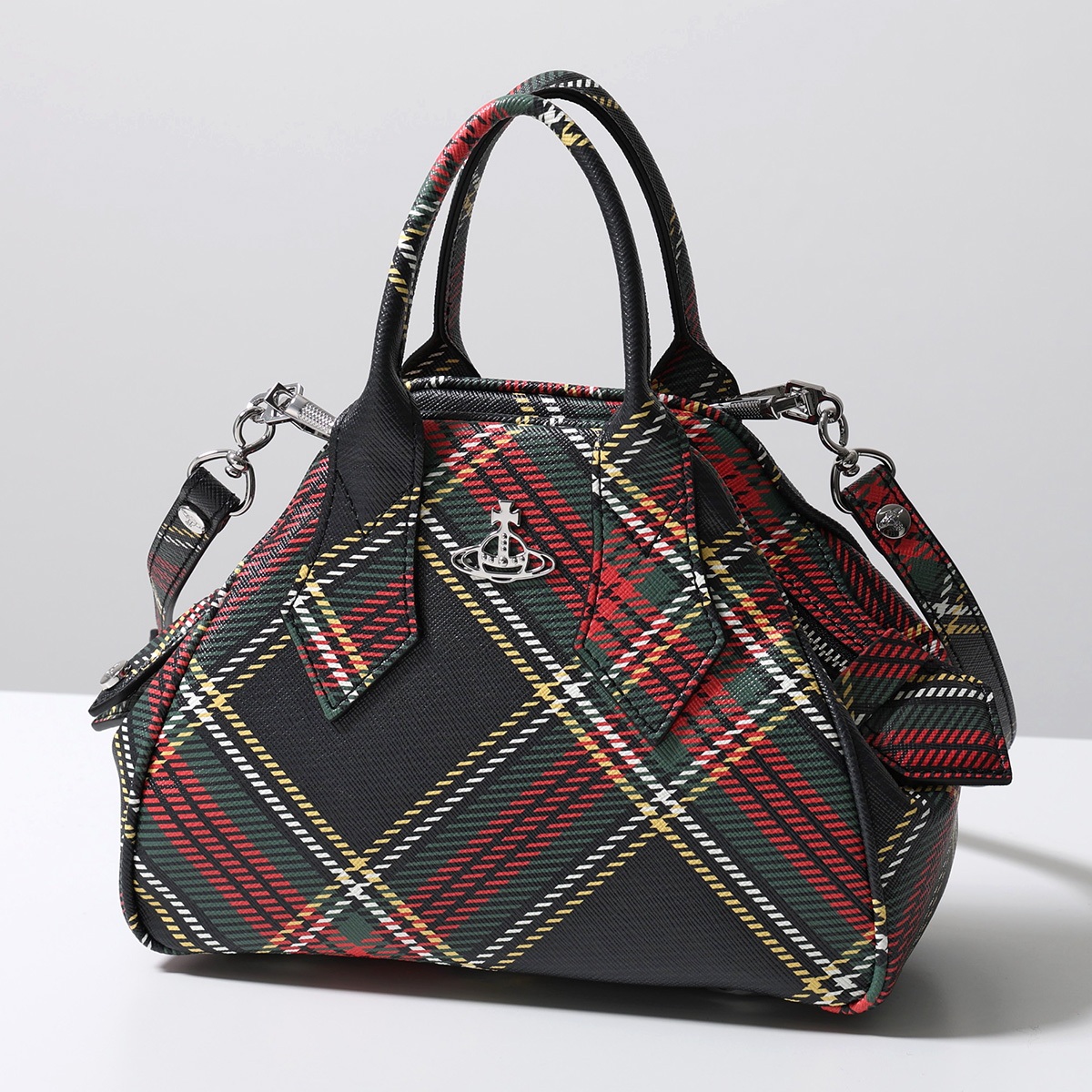 ヘ*貶様 Vivienne Westwood ヤスミン アーサー オーブ柄 バッ ◇Vivienne Westwood◇ARCHIVE ORB ヤスミンバッグ (Vivienne