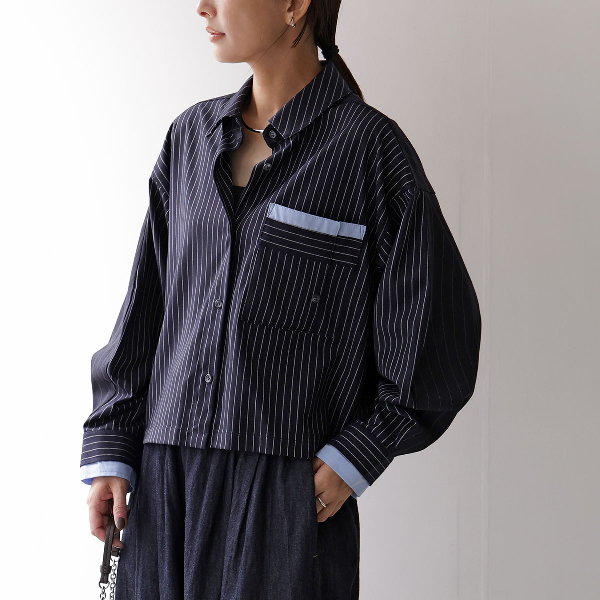 MARECHAL TERRE（マルシャルテル） シャツ ZMT255BL505 レディース