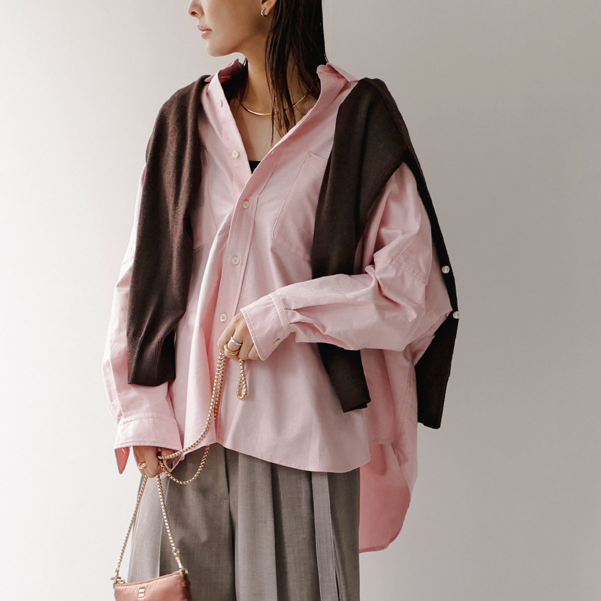 Le Melange（ル・メランジュ） オックス シャツ 8543203 レディース