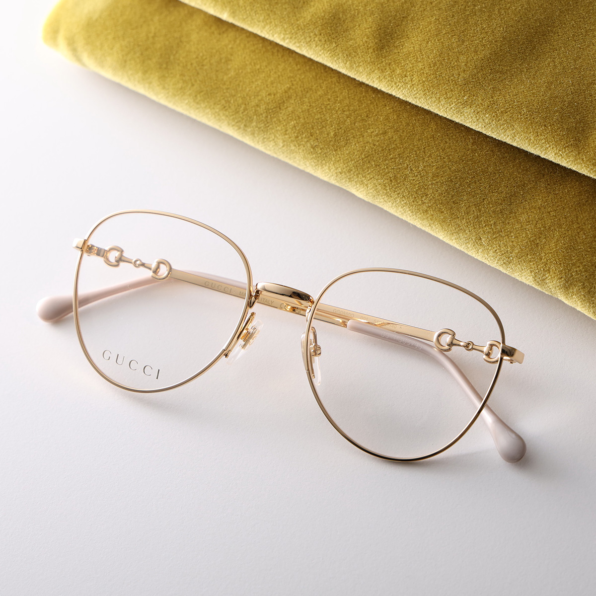 GUCCI（グッチ） メガネ GG0880O ボストン型 メタルフレーム 細