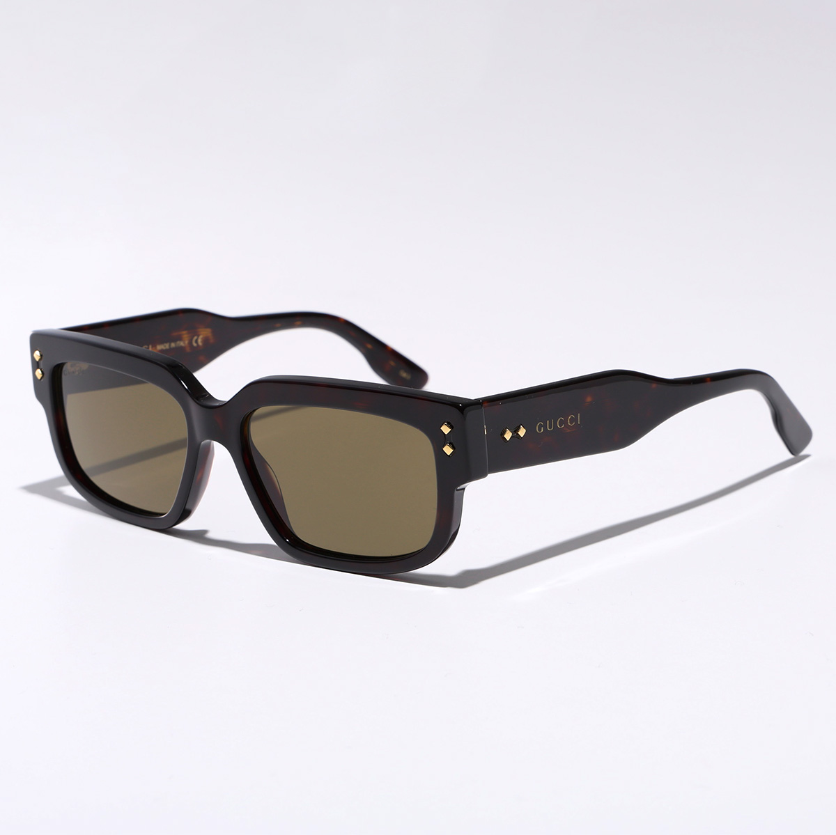 ✨美品　GUCCI グッチ　サングラス べっ甲柄 ダブルGロゴラインストーン や*ぎ様 GUCCI グッチ サングラス べっ甲柄 ダブルGロゴライン