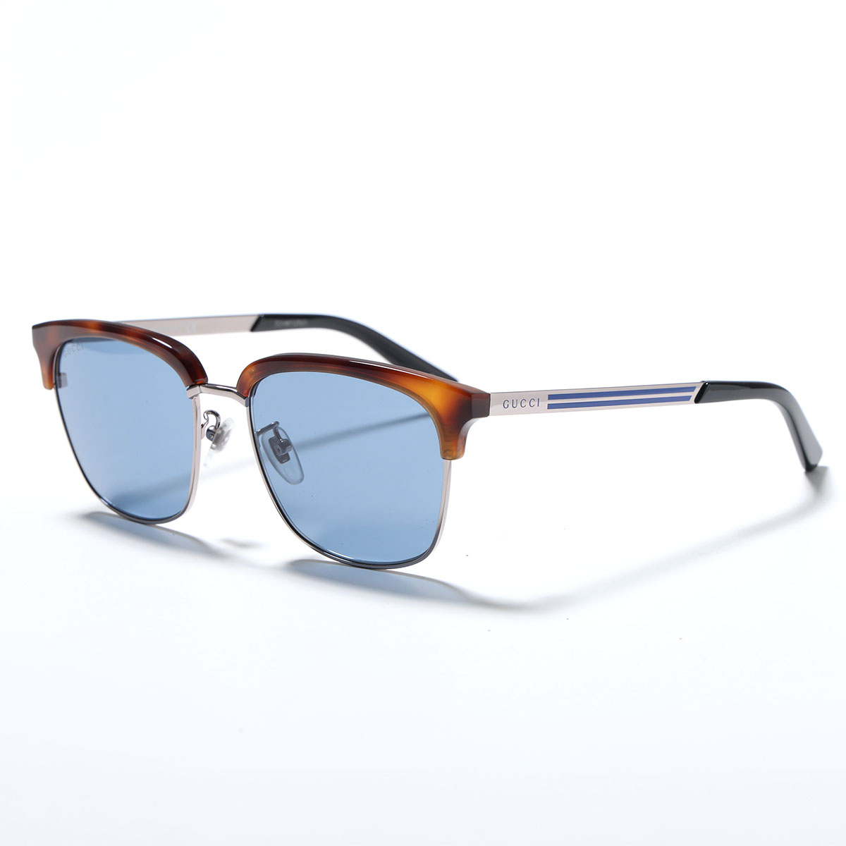 GUCCI（グッチ） サングラス GG0697S メンズ サーモントブロー型 セル