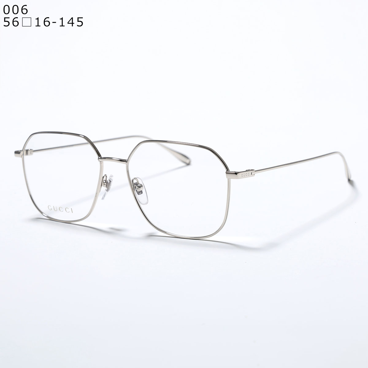 GUCCI（グッチ） メガネ GG1032O メンズ ティアドロップ型 メタル